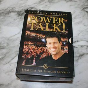ANTHONY ROBBINS Power Talk CD Boxed Set Program Self Improvement Series